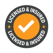 Licensed and Insured badge